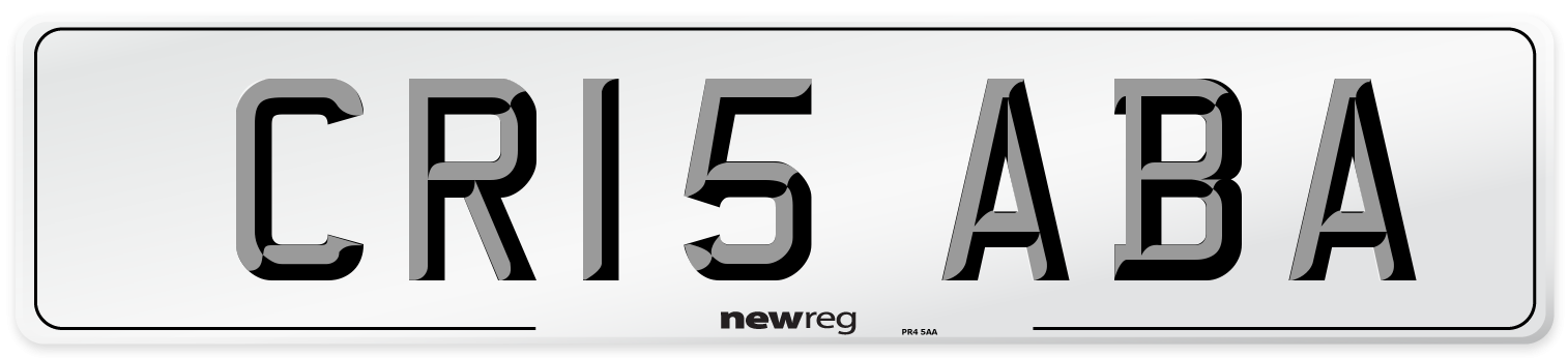 CR15 ABA Number Plate from New Reg